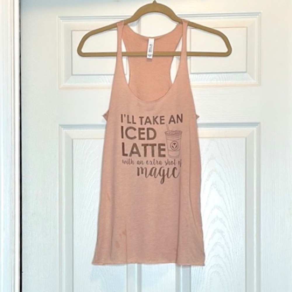 Rose Gold Disney Iced Coffee Tank